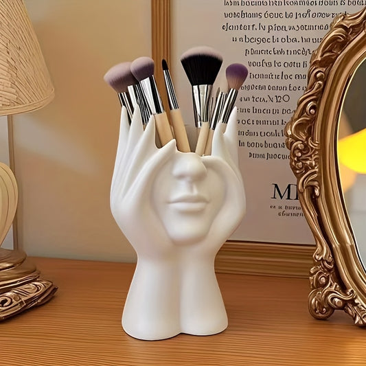 Artistic Hand Brush Stand